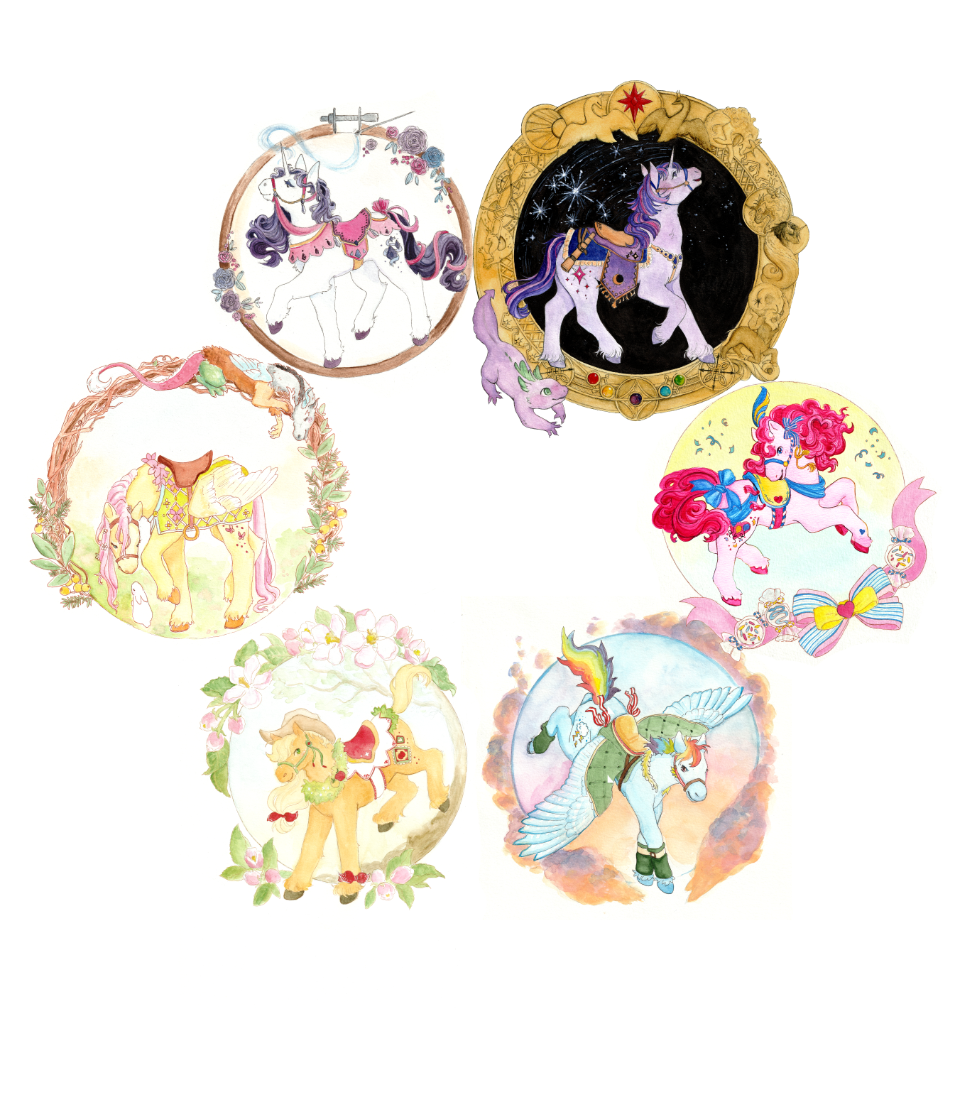 Mane Six Full Set