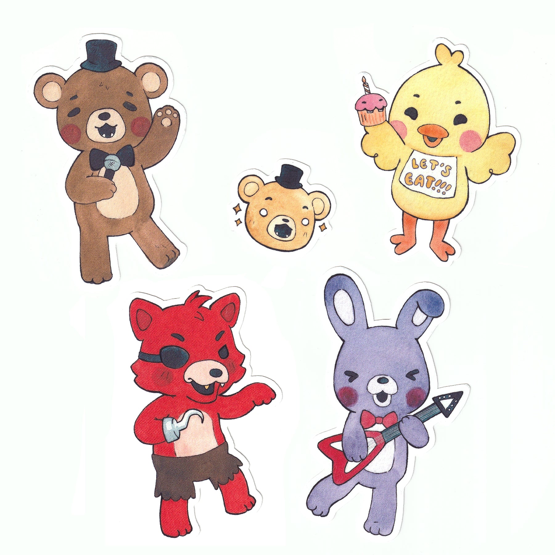 Five Nights at Freddy's stickers – BirmanInk