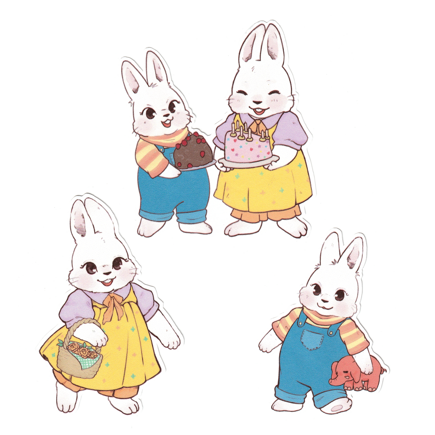 Max and Ruby sticker set