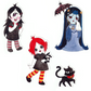 Ruby Gloom sticker set