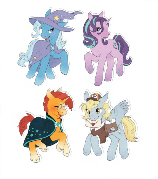 Pony sticker set